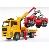 bruder MAN TGA Breakdown truck with cross country vehicle veicolo giocattolo, Veicolo modello 4 anno/i, ABS sintetico, Multicolore