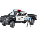 bruder RAM 2500 Pickup della Polizia, Veicolo modello Nero/Bianco