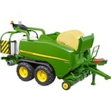 bruder Rimorchio John Deere Pressaballe C441R, Veicolo modello verde