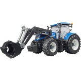 bruder Trattore New Holland T7.315 Con Benna, Veicolo modello blu/grigio, Blu, Plastica, 0,25 anno/i, Ragazzo, 8,25 anno/i, 1 pezzo(i)