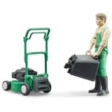 bruder bworld Giardiniere con tosaerba, Gioco figura 