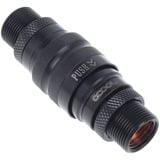 Alphacool 8756072 parte e accessorio del sistema di raffreddamento del computer, Connessione Nero (opaco), Ottone, Nero, 1/4", Femmina, 2,39 cm, 110 g