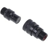 Alphacool 8756072 parte e accessorio del sistema di raffreddamento del computer, Connessione Nero (opaco), Ottone, Nero, 1/4", Femmina, 2,39 cm, 110 g