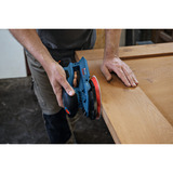 Bosch Levigatrice rotorbitale a batteria GEX 12V-150-3 Professional solo, 12 Volt, Levigatrice orbitale casuale blu/Nero