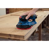 Bosch Levigatrice rotorbitale a batteria GEX 12V-150-3 Professional solo, 12 Volt, Levigatrice orbitale casuale blu/Nero