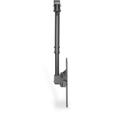 Digitus Supporto universale da soffitto per TV con regolazione telescopica dell'altezza Nero