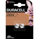 Duracell LR54 Batteria monouso SR54 Alcalino Batteria monouso, SR54, Alcalino, 2 pz, 119 mm, 85 mm