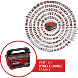 EINHELL Power X-Change Compressore a batteria PRESSITO 18/25, 18 Volt rosso/Nero