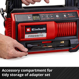 EINHELL Power X-Change Compressore a batteria PRESSITO 18/25, 18 Volt rosso/Nero