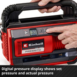 EINHELL Power X-Change Compressore a batteria PRESSITO 18/25, 18 Volt rosso/Nero
