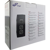 FSP NANO 600, UPS Nero, Standby (Offline), 0,6 kVA, 360 W, Sinusoidale, 180 V, 270 V
