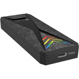 ICY BOX Spade Case 1805, Disk enclosure Nero, Box esterno SSD, M.2, PCI Express, 10 Gbit/s, Collegamento del dispositivo USB, Nero