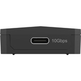 ICY BOX Spade Case 1805, Disk enclosure Nero, Box esterno SSD, M.2, PCI Express, 10 Gbit/s, Collegamento del dispositivo USB, Nero