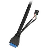 Inter-Tech IPC 2U-2504, Server case Nero