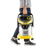 Kärcher WD 5 S V-25/5/22, Aspira bagnato / asciutto giallo/in acciaio inox