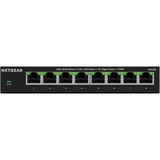 Netgear MS308 Non gestito 2.5G Ethernet (100/1000/2500) Nero, Interruttore Nero, Non gestito, 2.5G Ethernet (100/1000/2500), Full duplex, Montabile a parete