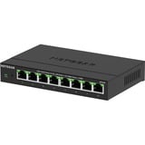 Netgear MS308 Non gestito 2.5G Ethernet (100/1000/2500) Nero, Interruttore Nero, Non gestito, 2.5G Ethernet (100/1000/2500), Full duplex, Montabile a parete