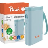 Peach PE110 stampante per etichette (CD) Termica diretta 203 x 203 DPI 60 mm/s Wireless Bluetooth blu, Termica diretta, 203 x 203 DPI, 60 mm/s, Wireless, Blu