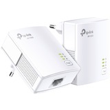 TP-Link TL-PA717KIT 1000 Mbit/s Collegamento ethernet LAN Bianco 2 pz, PowerLAN 1000 Mbit/s, IEEE 1901, IEEE 802.3, IEEE 802.3ab, IEEE 802.3u, Tipo C, Gigabit Ethernet, 10,100 Mbit/s, HomePlug AV2