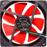 Xilence XPF92.R.PWM Case per computer Ventilatore 9,2 cm Nero, Rosso, Ventola Nero/Rosso, Ventilatore, 9,2 cm, 1800 Giri/min, 22 dB, 32,1 pdc/min, Nero, Rosso