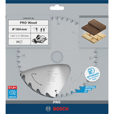 Bosch 2 608 837 702 lama circolare 18,4 cm 1 pz, Lama per sega In legno duro, Legno dolce, 18,4 cm, 2 cm, 1,1 mm, 7900 Giri/min, 1,6 mm