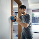 Bosch Levigatrice rotorbitale a batteria GEX 185-LI Professional solo, 18Volt, Levigatrice orbitale casuale blu/Nero