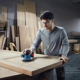 Bosch Levigatrice rotorbitale a batteria GEX 185-LI Professional solo, 18Volt, Levigatrice orbitale casuale blu/Nero
