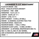 COBI Lockheed F-117 Nighthawk, Giochi di costruzione 