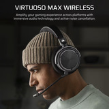 Corsair VIRTUOSO MAX WIRELESS, Cuffia da gioco carbonico