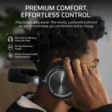 Corsair VIRTUOSO MAX WIRELESS, Cuffia da gioco carbonico