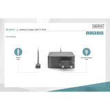 Digitus Caricatore per notebook DA-10071, USB-C, 65 watt, Caricabatterie Nero