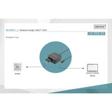 Digitus Caricatore per notebook DA-10071, USB-C, 65 watt, Caricabatterie Nero