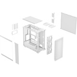 Fractal Design Epoch XL TG Tinta chiara, Chassis Tower bianco