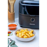 Hisense HAF1350DR Singolo 6,7 L Indipendente 1350 W Friggitrice ad aria calda Nero Nero, Friggitrice ad aria calda, 6,7 L, 80 °C, 200 °C, 60 min, Singolo