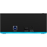 ICY BOX IB-127CL-U3 USB 3.2 Gen 1 (3.1 Gen 1) Type-B Nero, Docking station HDD, SATA, Seriale ATA II, Serial ATA III, 2.5,3.5", 18 TB, USB 3.2 Gen 1 (3.1 Gen 1) Type-B, Nero