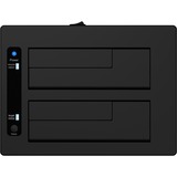 ICY BOX IB-127CL-U3 USB 3.2 Gen 1 (3.1 Gen 1) Type-B Nero, Docking station HDD, SATA, Seriale ATA II, Serial ATA III, 2.5,3.5", 18 TB, USB 3.2 Gen 1 (3.1 Gen 1) Type-B, Nero