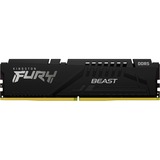 Kingston FURY FURY Beast 8GB 6000MT/s DDR5 CL30 DIMM Black EXPO, Memoria Nero, 8 GB, 1 x 8 GB, DDR5, 288-pin DIMM, Nero