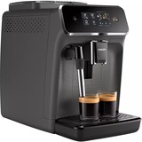Philips 2200 series Series 2200 EP2224/10 Macchina da caffè automatica, Macchina automatica grigio scuro, Macchina per espresso, 1,8 L, Chicchi di caffè, Macinatore integrato, 1500 W