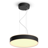 Philips Hue Lampada a sospensione Enrave, Luce LED Nero, Philips Hue White ambiance Lampada a sospensione Enrave, Luce a sospensione intelligente, Bluetooth/Zigbee, Nero, LED, Metallo, Lampadina/e non sostituibile/i