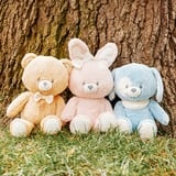 Spin Master GUND - Coniglietto di peluche realizzato al 100% con materiale riciclato, Peluche animali rosa/Bianco