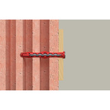 fischer Tassello a gambo lungo HybridPower 10x90 T rosso/grigio
