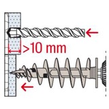 fischer Tassello per isolamento FID II Plus 80mm bianco