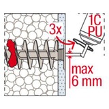 fischer Tassello per isolamento FID II Plus 80mm bianco