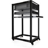Alphacool Rack server a telaio aperto ES 19", Chassis server rack Nero