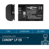 Ansmann A-Can LP E 6 Ioni di Litio 1400 mAh, Batteria fotocamera 1400 mAh, 7,4 V, Ioni di Litio
