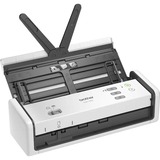Brother ADS-1300 scanner Scanner ADF 600 x 600 DPI A4 Bianco, Input scanner grigio, 215,9 x 355,6 mm, 600 x 600 DPI, 1200 x 1200 DPI, 7 ppm, Scanner ADF, Bianco