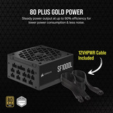 Corsair SF1000L 1000W Ricondizionato, Alimentatore PC Nero
