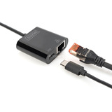 Digitus Adattatore Ethernet Gigabit USB Type-C Nero