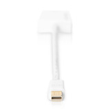 Digitus Adattatore / convertitore Mini DisplayPort a HDMI bianco