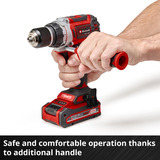EINHELL Avvitatore professionale a batteria TP-CD 18/60 Li BL - Solo, 18 Volt, Trapano avvitatore rosso/Nero